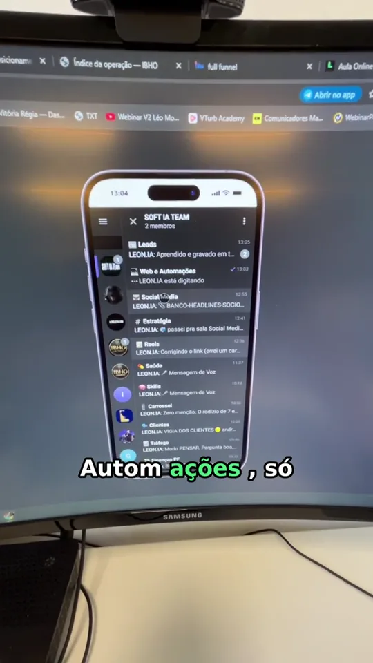 Agente organizando entregas recebidas pelo Telegram